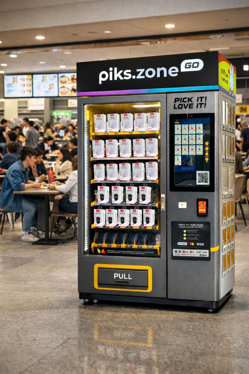 piks.zone GO kiosk at Public Food Court